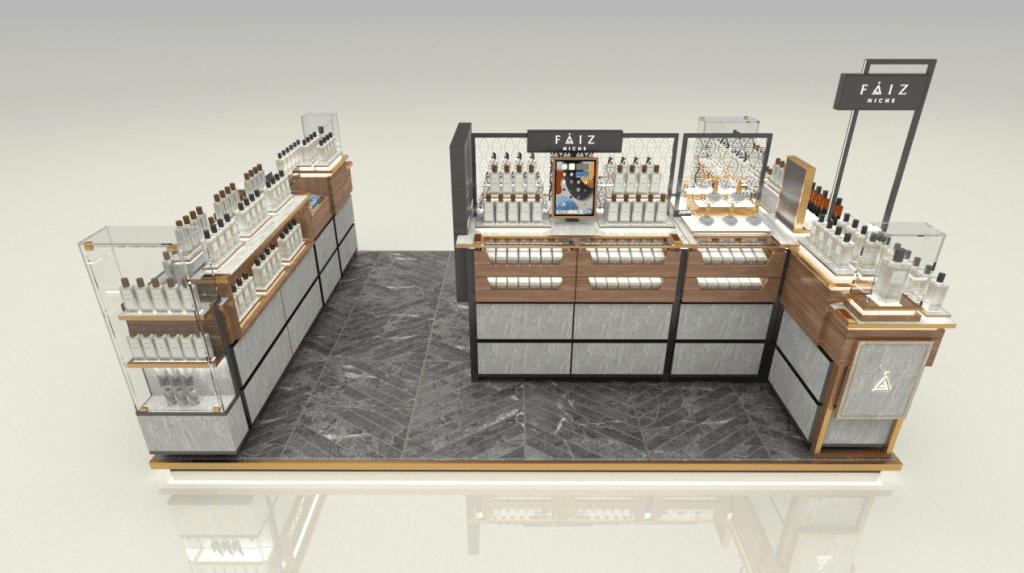 Faiz Niche custom modular exhibition stands